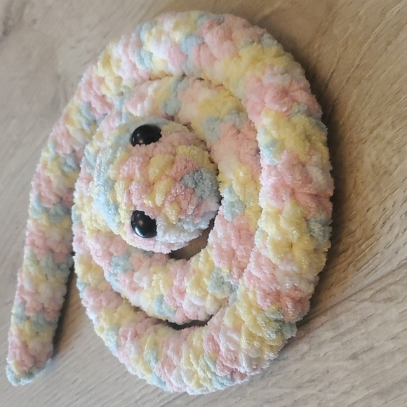Crochet Snake Multi Color - Picture 2 of 3